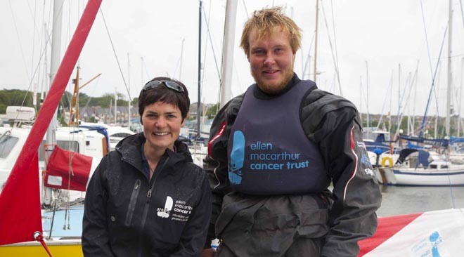 Ludo Bennett-Jones and Dame Ellen MacArthur ©  SW